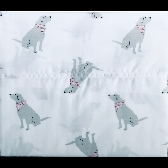 Tommy Hilfiger Labrador Retriever Pink Twin Sheets - Picture 9 of 11